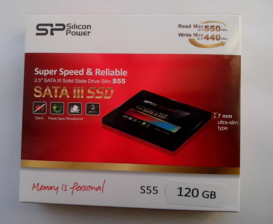 Silicon Power Slim S55 в ноутбук